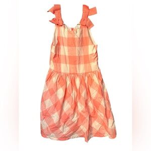 Carter's Pink and White Pleated Sundress